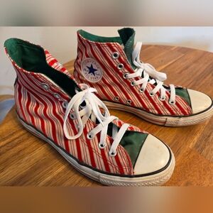 Converse Chuck Taylor Candy Cane High-Tops